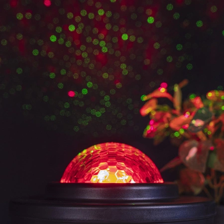 Półkula Projektor z głośnikiem SkyNight BT IRC R/G pilot Beamz