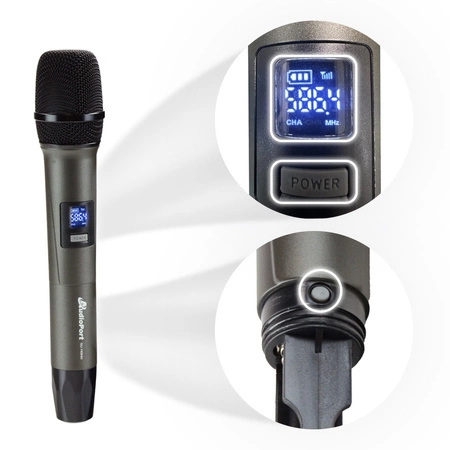 Zestaw mikrofonów bezprzewodowych doręcznych UHF Audioport SU-740HH