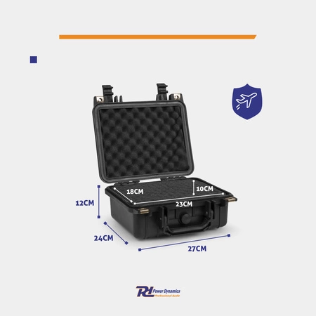 Uniwersalna walizka transportowa GIGCase4 - IP67 - czarna Power Dynamics