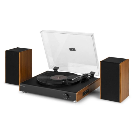 Gramofon z głośnikami RP335 Vintage brązowy Audizio