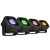 Zestaw 4x Oświetlacz akumulatorowy BBP12 uplight 12W RGBAL LED IP65 WDMX pilot Beamz