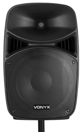 Zestaw nagłośnieniowy aktywny 1000W statywy mikrofon Vonyx