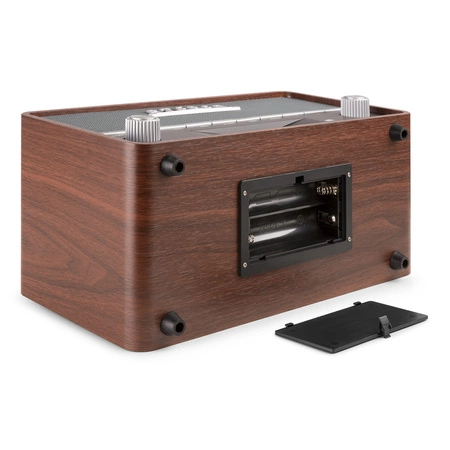 Przenośne radio stereo z budzikiem Audizio Corno DAB+ FM BT szary