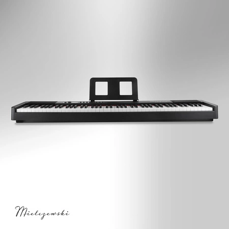 Zestaw: Pianino cyfrowe 88 ważonych młoteczkowych klawiszy Mielczewski+ siedzisko/ławka regulowana