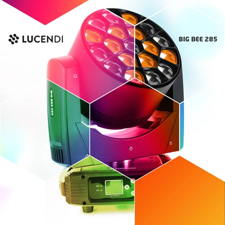 Głowa ruchoma BIGBEE285 19x15W LED Be Eyes Lucendi