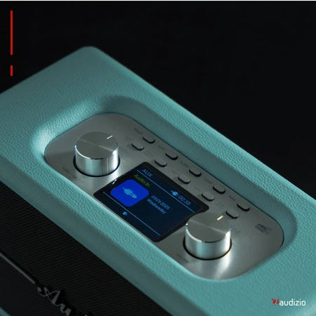 Radio retro DAB FM BT Tune60 Audizio niebieskie