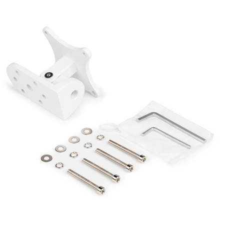 Zestaw: Kolumna pasywna 5" biała+ uchwyt ścienny obracany