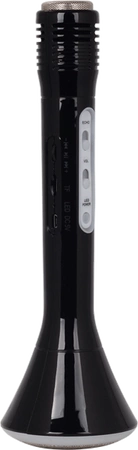 Mikrofon z głośnikiem do karaoke Party KAMIC kolor czarny