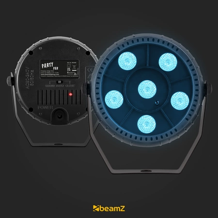 Reflektor Party Par bateryjny 6X 2W RGB Beamz