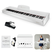 Pianino cyfrowe 88 klawiszy ARIA I białe Mielczewski