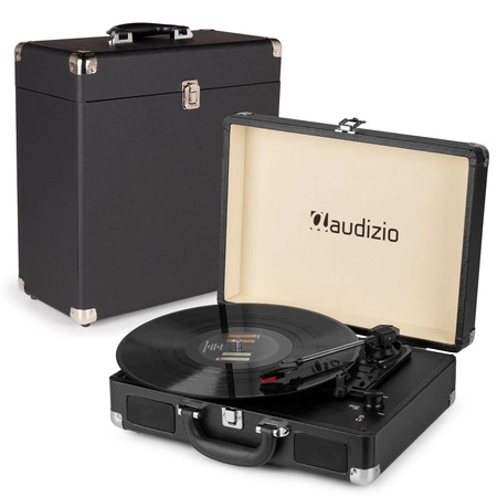 Futerał na płyty winylowe Audizio RC32, czarny