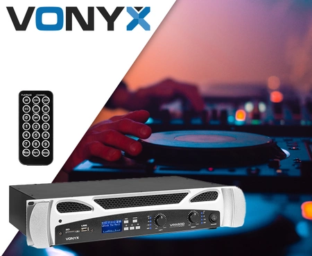 Wzmacniacz 2x 300W MP3 BT VPA600 PA Vonyx