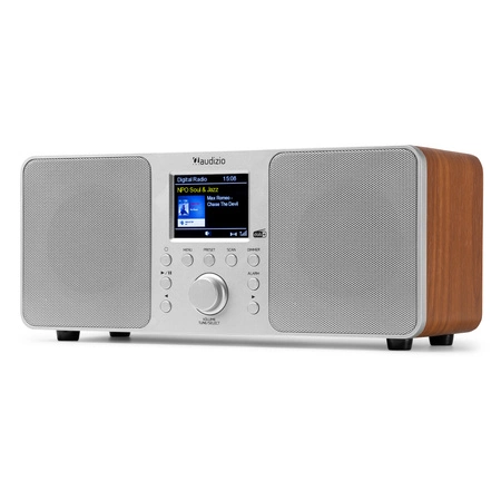 Radio cyfrowe Genua DAB+ FM stereo Audizio srebrny
