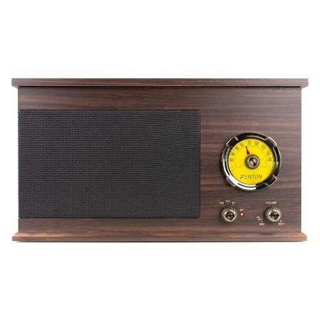 Gramofon RP173 Fenton Vintage USB BT FM brązowy+ winyl gratis