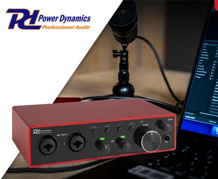 Interfejs audio Power Dynamics PDX22 USB Combi