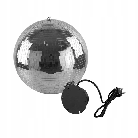 Zestaw: Kula lustrzana 30cm z napędem Firefog + Pinspot LED