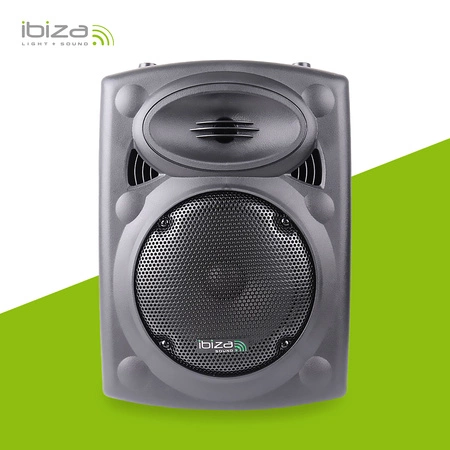 Kolumna mobilna Ibiza PORT8UHF-BT-TWS + pokrowiec