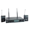 Zestaw mikrofonów bezprzewodowych UHF 2x nagłowny+ 2x krawatowy 2x bodypack+ stacja Audioport SU-740HH