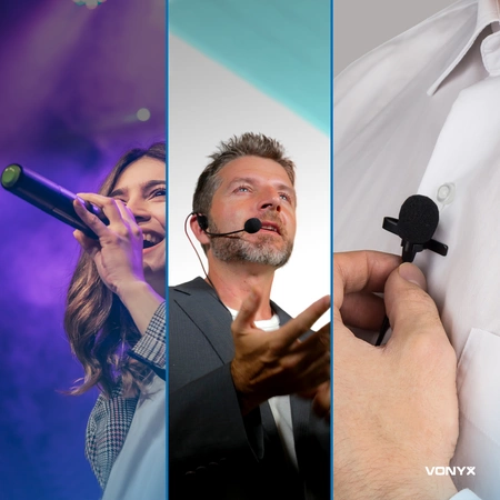 Zestaw: Kolumna mobilna 1000W VSA700-BP 15" Combi+ statyw