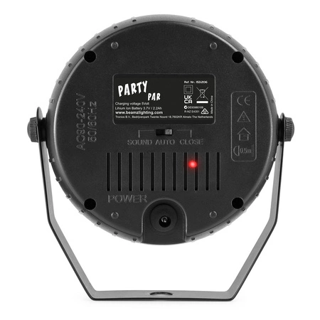 Reflektor Party Par bateryjny 6X 2W RGB Beamz