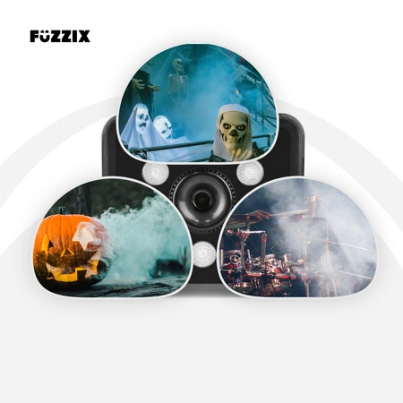Wytwornica dymu F509L z efektem LED RGB Fuzzix+ płyn gratis