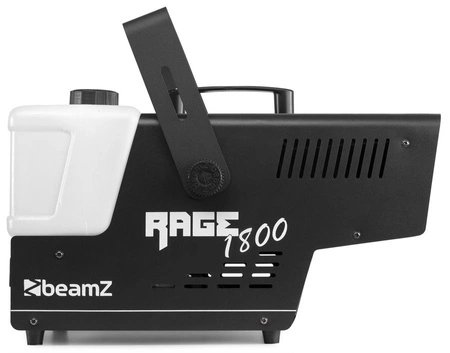 Zestaw: Wytwornica dymu LED 1800W Rage1800LED+ płyn do dymu 1L BeamZ