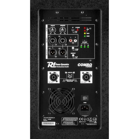 Zestaw nagłośnieniowy ComboSet 1500 15"subwoofer 2x kolumna 8" Power Dynamics