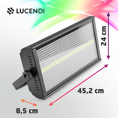 Stroboskop LED RGBW 380W STAGE STROBE 1000 Lucendi