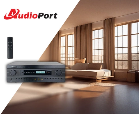 Wzmacniacz audio 2x300W karaoke DSP HDMI pilot KC8300 Audioport