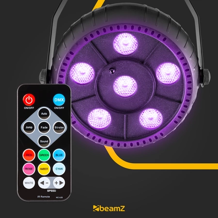 Zestaw: 4x Reflektor bateryjny ultrafiolet Beamz