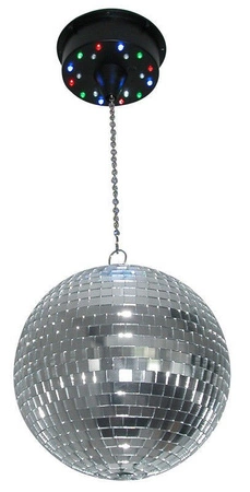 Napęd bateryjny z diodami LED do kul lustrzanych 20/30cm