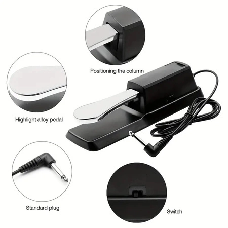 Uniwersalny pedał sustain do pianina Max