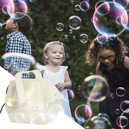 Zestaw: Wytwornica baniek LED RGB+ płyn do baniek 1L