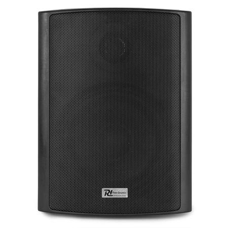 Zestaw czarnych głośników naściennych 12 x 6.5" BC65V z wzmacniaczem wielostrefowym