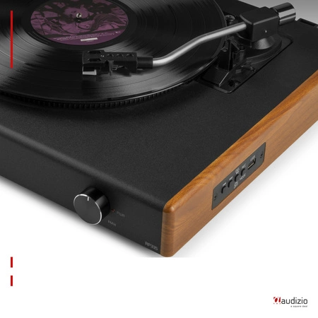 Gramofon z głośnikami RP335 Vintage brązowy Audizio