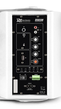 Zestaw aktywnych głośników z odtwarzaczem multimedialnym DS65MW PD 6,5” 125 W biały