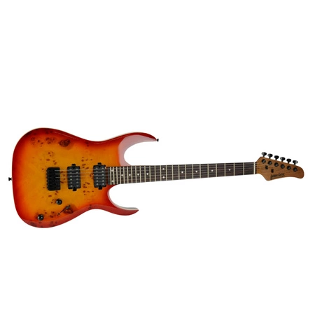 Gitara elektryczna - kompletny zestaw -Golden Guitar PSG-3 wiśnia