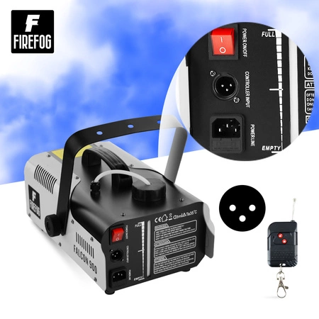 Wytwornica dymu 900W Falcon900 dwa piloty Firefog