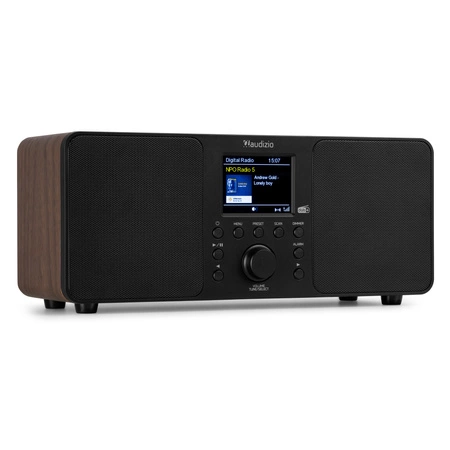 Radio cyfrowe Genua DAB+ FM stereo Audizio brązowe