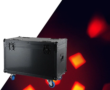 Case transportowy na cztery głowy ruchome BEE280 oraz inny sprzęt oświetleniowy