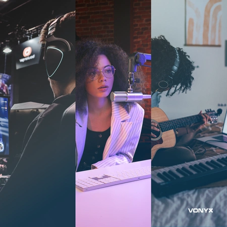 Mikser 3-kanałowy USB VDJ2USB Vonyx