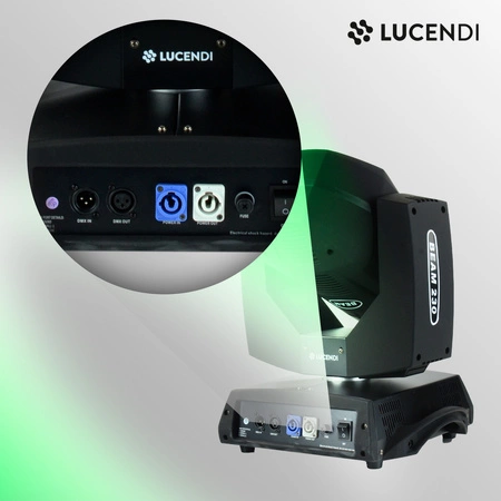 Głowa ruchoma BEAM230 lampa wyładowcza 7R 230W Lucendi