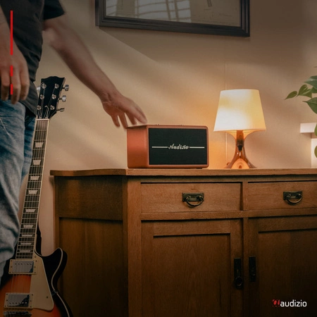 Radio retro DAB FM BT Tune60 Audizio brązowe