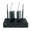 Zestaw mikrofonów bezprzewodowych UHF 2x nagłowny bodypack krawatowy Audioport SU-750BP