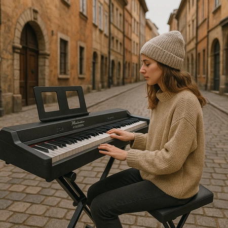 Pianino cyfrowe 88 klawiszy ważonych młoteczkowych Arietta Mielczewski