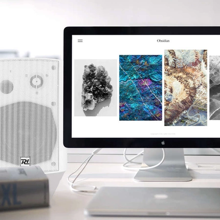 Zestaw aktywnych głośników z odtwarzaczem multimedialnym DS65MW PD 6,5” 125 W biały