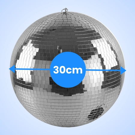 Kula lustrzana 30cm z napędem