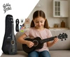 Zestaw: Ukulele sopranowe 21" HRF21 czarne+ akcesoria Golden Guitar