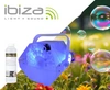 Zestaw: Wytwornica baniek LED RGB LBM10 Clear Ibiza Light +koncentrat płynu do baniek 1L