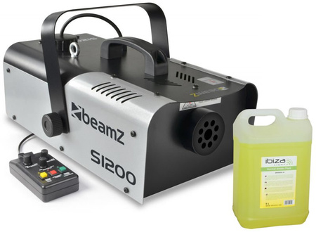 Zestaw: Wytwornica dymu 1200W S1200MKII+ płyn do dymu 5L